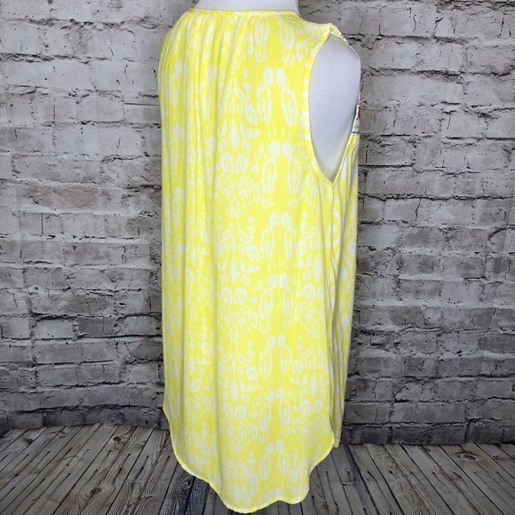 Anthropologie One September Yellow Boho Tassel Top - Picture 10 of 12